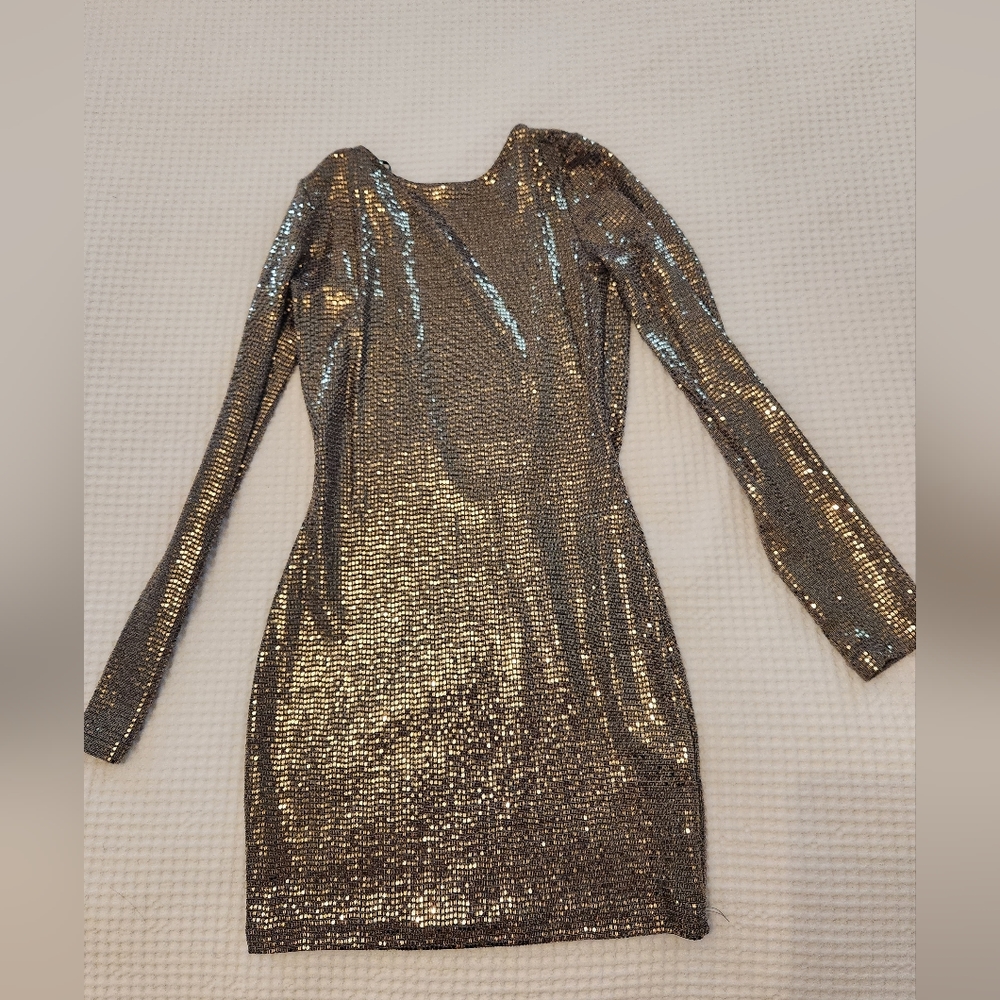 Dress with open back